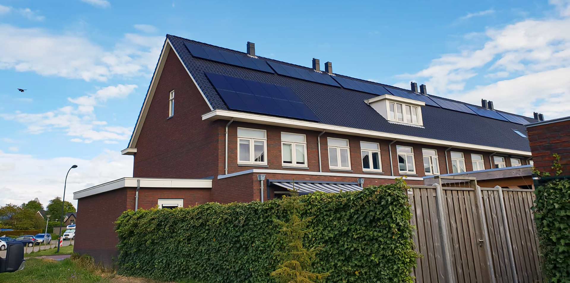 Zonnepanelen op een woning in de Zaanstreek